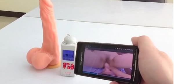  SMART DILDO - porn simulator with a real dildo